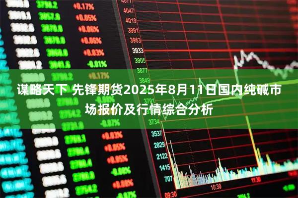 谋略天下 先锋期货2025年8月11日国内纯碱市场报价及行情综合分析